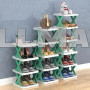 Вертикальная полка-трансформер SHOE RACK для обуви на 4 секции